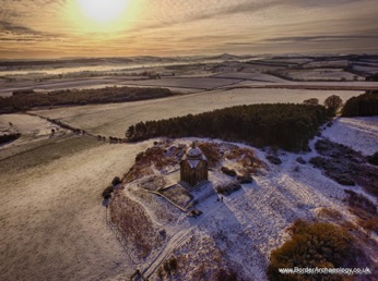A moody view on a winters day. 
photo ©www.BorderArchaeology.co.uk